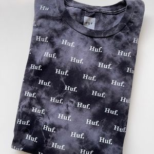 HUF Logo Tie-Dye Short Sleeve T-Shirt - XL